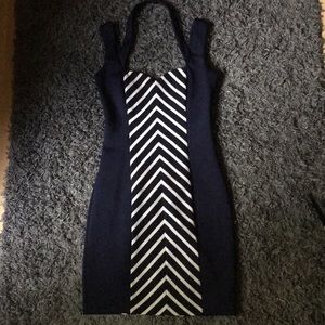 Guess Navy Bodycon Dress
